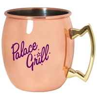 18 oz. Copper Coated Moscow Mule Mug with Stainless Steel Interior.... from...
