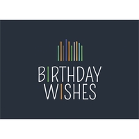 5" x 7" Stock Birthday Card with choice of stock sentiment... from ASI 95280...