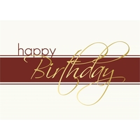 Happy Birthday Greeting Card 5"x7"
