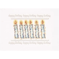 5" x 7" Stock Birthday Card, 50 pc minimum, stock sentiments... from ASI...