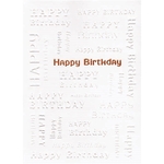 Happy Birthday Greeting Card 5"x7"