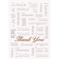 5x7 Multilingual Thank You Greeting Card