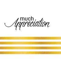 A2 Size 4 1/4" x 5 1/2" Appreciation Card, 50 pc... from ASI 95280 Warwick...