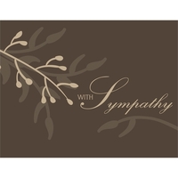 Modern Elegance Sympathy Card