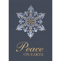 Premium Filigree Snowflake Holiday Greeting Card