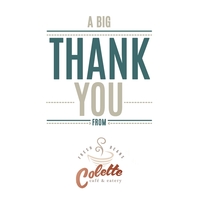 3 1/2" x 5" Business Greeting Cards, 50 pc minimum, stock... from ASI 95280...