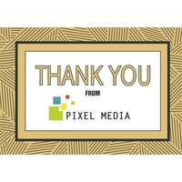 3 1/2" x 5" Business Greeting Cards, 50 pc minimum, stock... from ASI 95280...