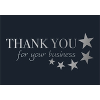 3 1/2" x 5" Business Greeting Cards, 50 pc minimum, stock... from ASI 95280...