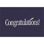 3.5x5 Congratulations Blue Note Card
