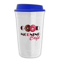 16 oz. Insulated White Cup with Full Color imprint (Digital Transfer),......