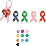 Stock Design 1" Awareness Ribbon Lapel Pin