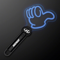 Blank or imprinted. Thumbs Up Acrylic Flashing Wand Flashes with...