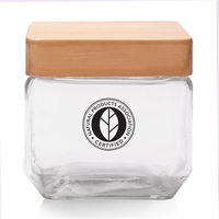 27 oz. glass candy jar with lid... from ASI 39552 BEL Promo