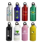 22 Oz. Aluminum Water Bottle w/Carabiner
