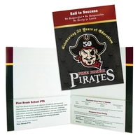 Reinforced Edge Continuous Pocket School Folder