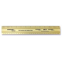 Aluminum 12" office ruler.... from ASI 34910 Alumicolor / Alumicolor