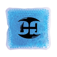 4" x 4" square beaded promotional hot and cold pack; includes... from ASI...