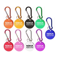 Metal Key Holder Aluminum Pet Tag and Carabiner... from ASI 74585 Nu Promo...