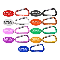 Metal Key Holder Aluminum Pet Tag and Carabiner... from ASI 74585 Nu Promo...