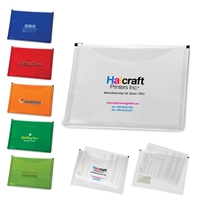 Translucent Zippered Document Folder
