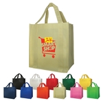 Shopping Tote Bag Non-Woven (12"W x 13"H x 8"D)