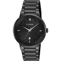 Citizen Men's Quartz Black Ion Plated Stainless Steel Case and Bracelet......