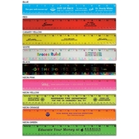 12" Double Bevel Rulers