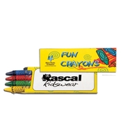 4 Pack Crayons... from ASI 53408 Express-A-Button / Samco