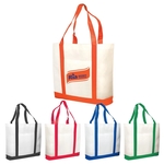 Tote Bag Non-woven Two-Tone (17.5Wx14Hx3.5D)