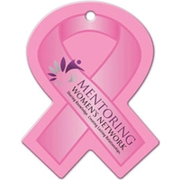 Awareness Ribbon Shaped Luggage Tag