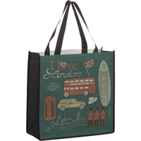 13" x 5" x 10" PET non-woven tote bag with reinforced... from ASI 35290...