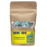 Resealable window pouch bag filled with 1.5 ounces of Hershey® Kisses®.......