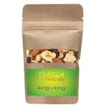 Resealable Kraft Window Pouch With Energy Trail Mix