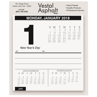 Daily desk calendar.... from ASI 50873 Drum-Line / Drum-line Inc