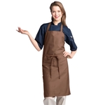 Brown Classic Bib Apron