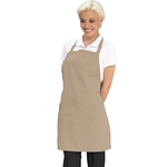 Khaki Deluxe Long Bib Apron