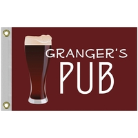 12" X 18" Digitally Printed Single Reverse Nylon Flag