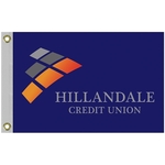 16" X 24" Digitally Printed Single Reverse Nylon Flag