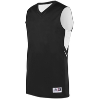 Youth reversible jersey made with two layers of 100% polyester wicking......