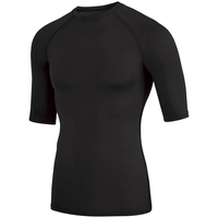 Half sleeve compression shirt with odor resistance and moisture wicking.......