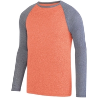 Kinergy Two Color Long Sleeve Raglan Tee