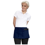 Navy Three-Section Pocket Waist Apron