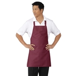 Maroon Adjustable Bib Apron