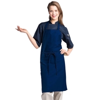 34" L x 30" W Navy blue standard long bib apron.... from ASI 98085 Wolfmark