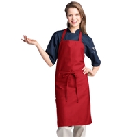 34" L x 30" W Red standard long bib apron.... from ASI 98085 Wolfmark