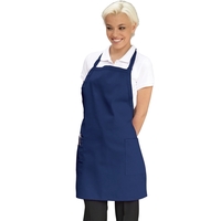 Navy Deluxe Long Bib Apron