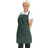 Hunter Green Deluxe Long Bib Apron
