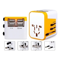 World Travel Adapter with 4 USB Charging Ports.... from ASI 79909 Promotek /...