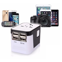 World Travel Adapter with 4 USB Charging Ports.... from ASI 79909 Promotek /...