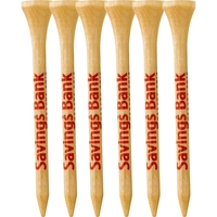 Pack of six, 2-3/4 wood golf tees... from ASI 38120 Ball Pro / Diversified...